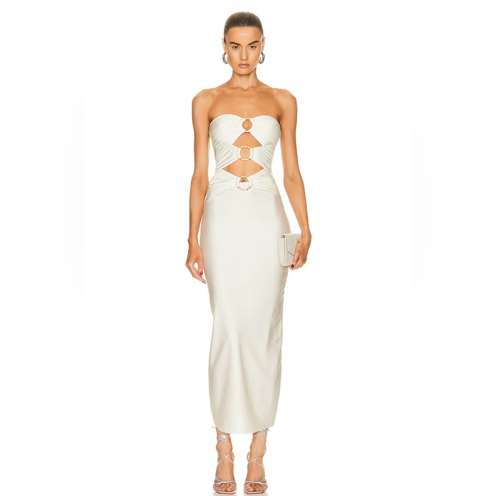Shani Shemer Lily Maxi Dress in Cream